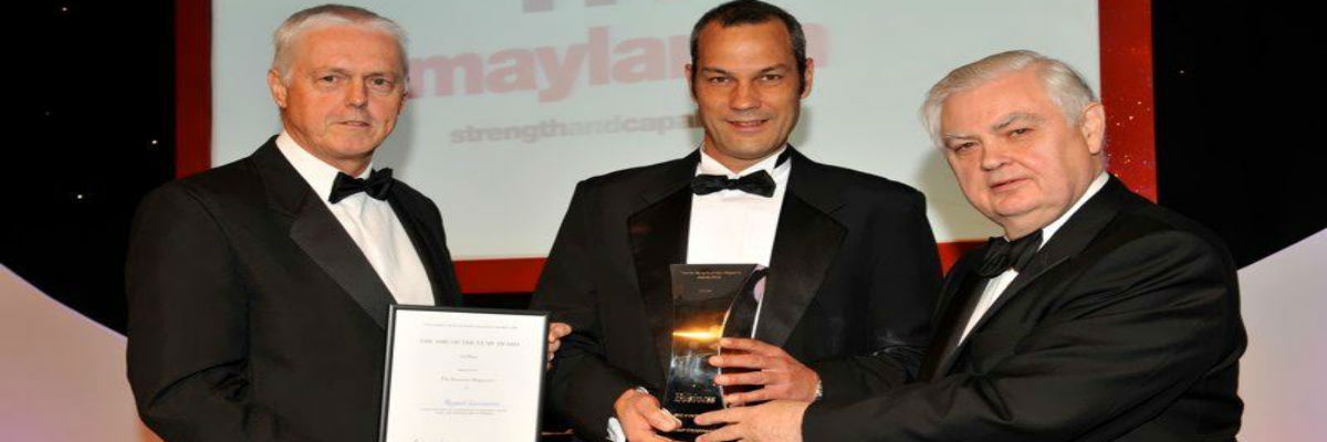 Receiving a Thames Valley Business Award