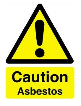Asbestos caution logo