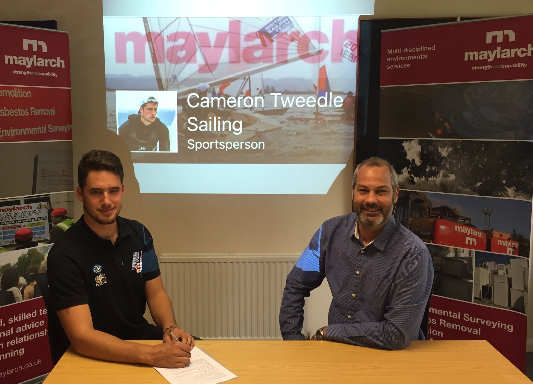Maylarch commits to Cameron Tweedle sailing